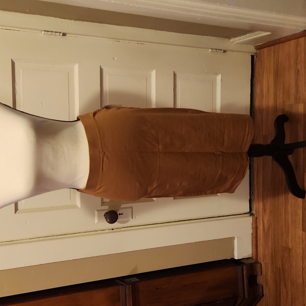 Forever21 Large Camel Bodycon Skirt